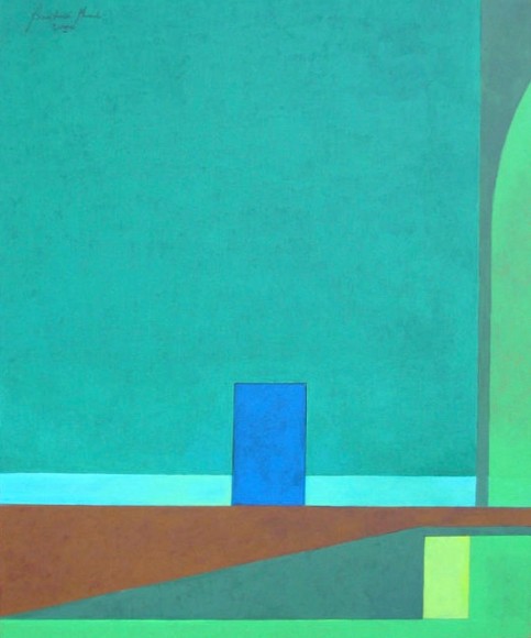 The Blue Door, 2000, Acrylic on Canvas