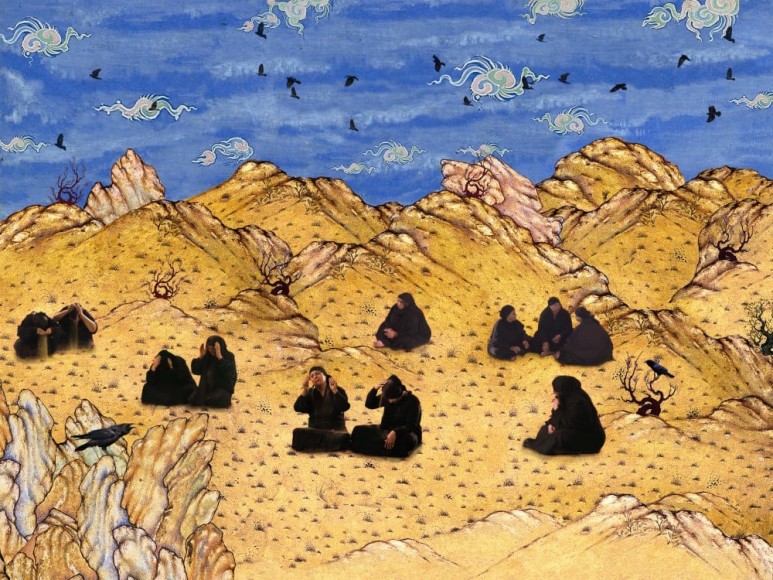 SHOJA AZARI&nbsp;, The Mourners (The King of Black), 2013