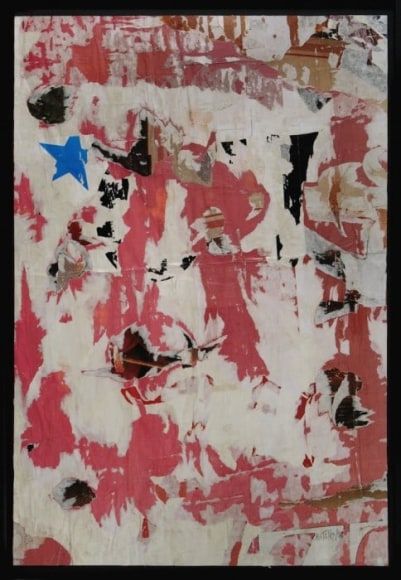 MIMMO ROTELLA, Stella Blu, 1956