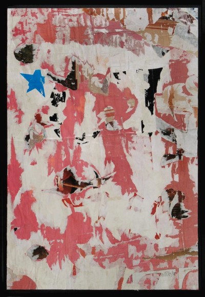 Mimmo Rotella, Stella Blu