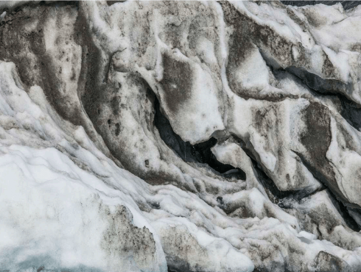 Diane Tuft, Silt and Ice, De Quervain Havn, Greenland, 2016