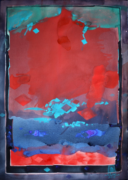 Abstract, 2018&nbsp;, Watercolor on Paper&nbsp;