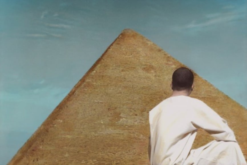 YOUSSEF NABIL, Self Portrait with Pyramid, Cairo, 2009