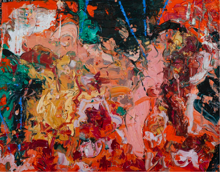 Marwan Sahmarani Untitled, 2020 Oil on Canvas 175 x 225 cm