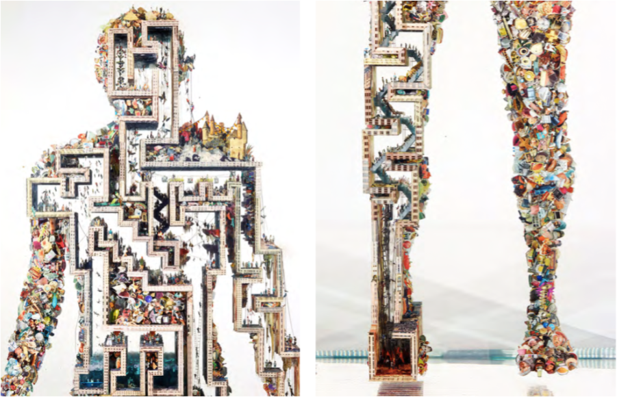 Dustin Yellin Psychogeography 97, 2017