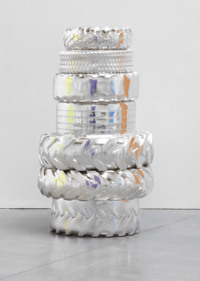 Rob Pruitt Totem&nbsp;1 (Chrome), 2015