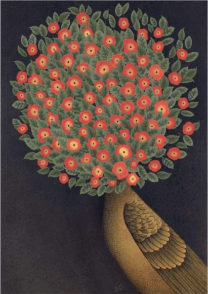 Maryam Lamei, Bulbul’s Thought, 2023