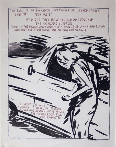 Raymond Pettibon, The Bell In, 1989