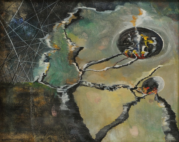 Oscar Dominguez, Paysage Surrealiste, 1939