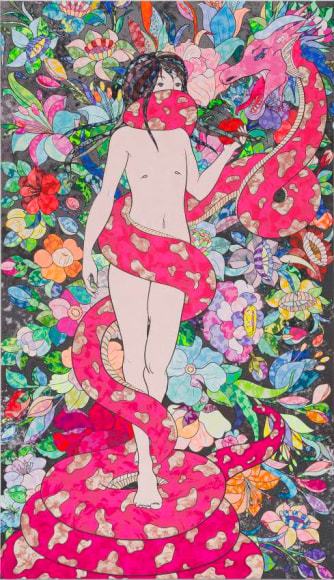 Tempting (Eve.2), 2018, Acrylic on canvas