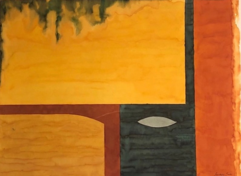 Regard (Look), 1991, Pen, ink &amp;amp; water colour on paper