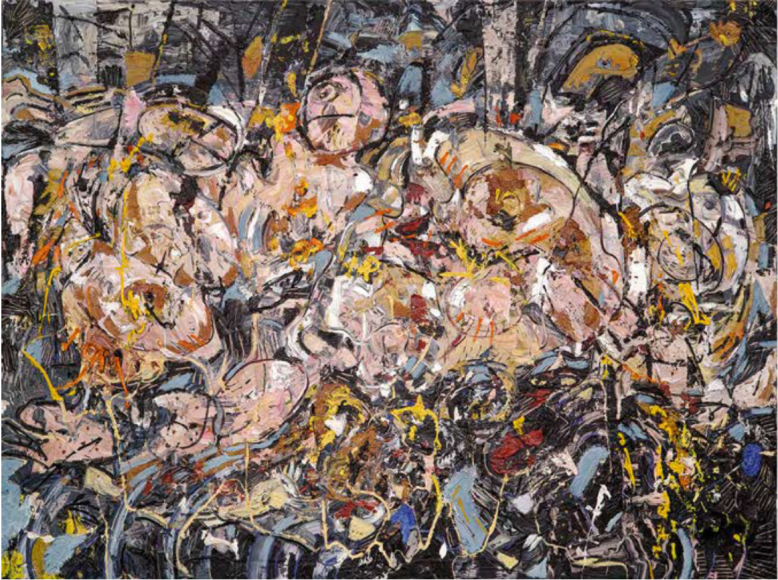 Nocturnal Beginnings, 2019-2020 Oil on Canvas 225 x 300 cm