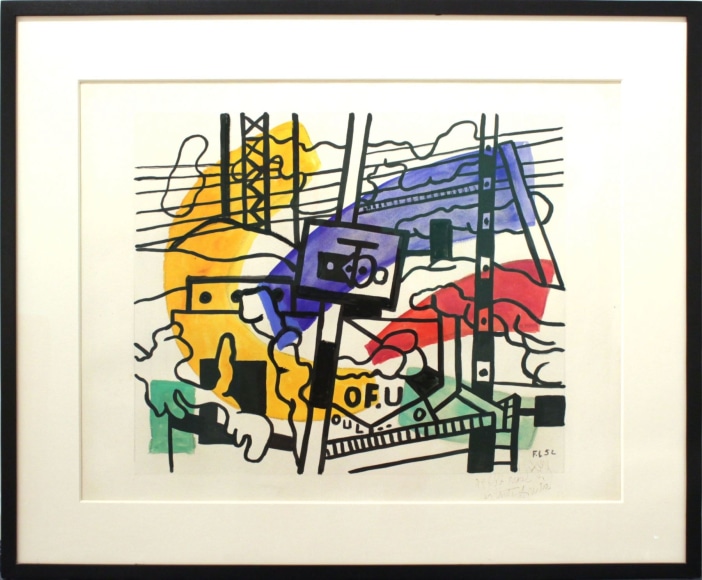 Fernand L&eacute;ger, Paysage de Seine-et-Oise, 1952