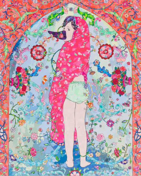 Pearly Gate, 2018, Acrylic on canvas