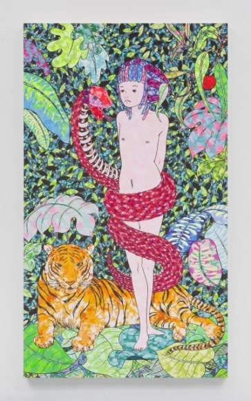 Subdued Nature (Eve. 5), 2018, Acrylic on canvas&nbsp;