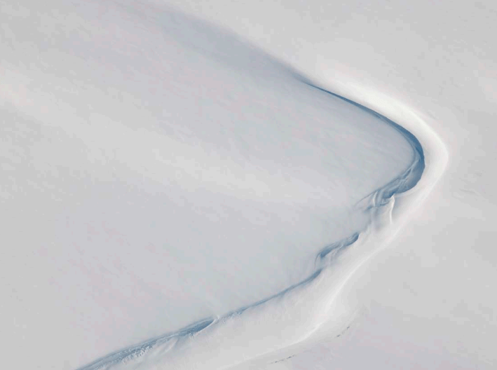 Diane Tuft, Snow Patterns, Svalbard, Norway, 2015