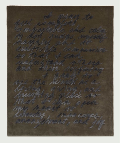 Prayer Rug, 2015, Silk and wool