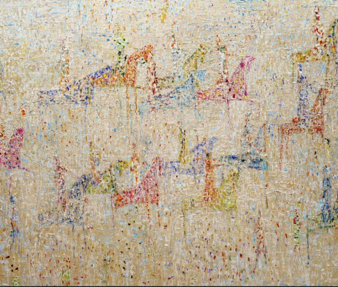 Reza Derakshani, SILENT GOLD HUNT, 2023