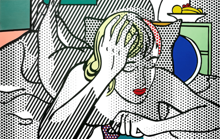 Roy Lichtenstein, &quot;Thinking Nude&quot; (C. 289)