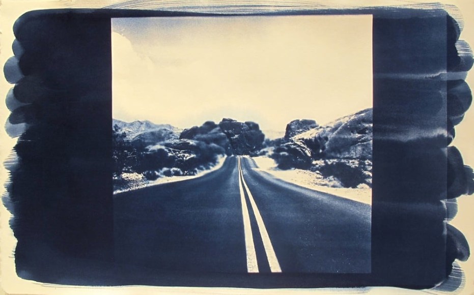 CAROLINE CUSE, Hot Blue Road Stretched Out Before Us, 2014