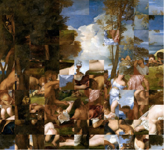 Rashid Rana Scatter in Time IV, 2017-2018