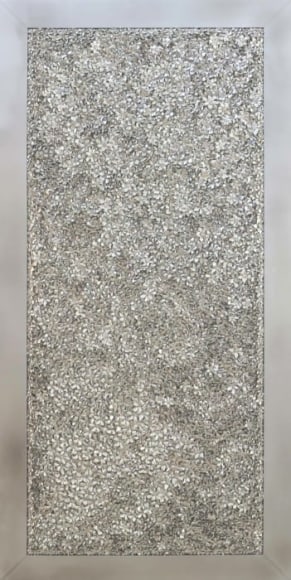 Mirror Motherboard VI, 2013, Steel, cast metal and leather in artist&#039;s frame