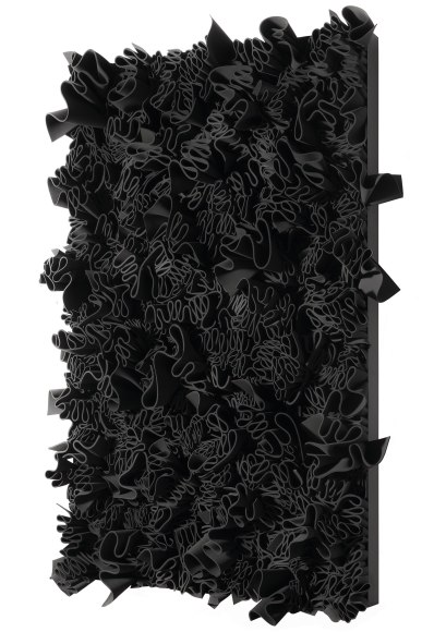 Frappa, 2016 Neoprene on Wood Panel and Metal Frame