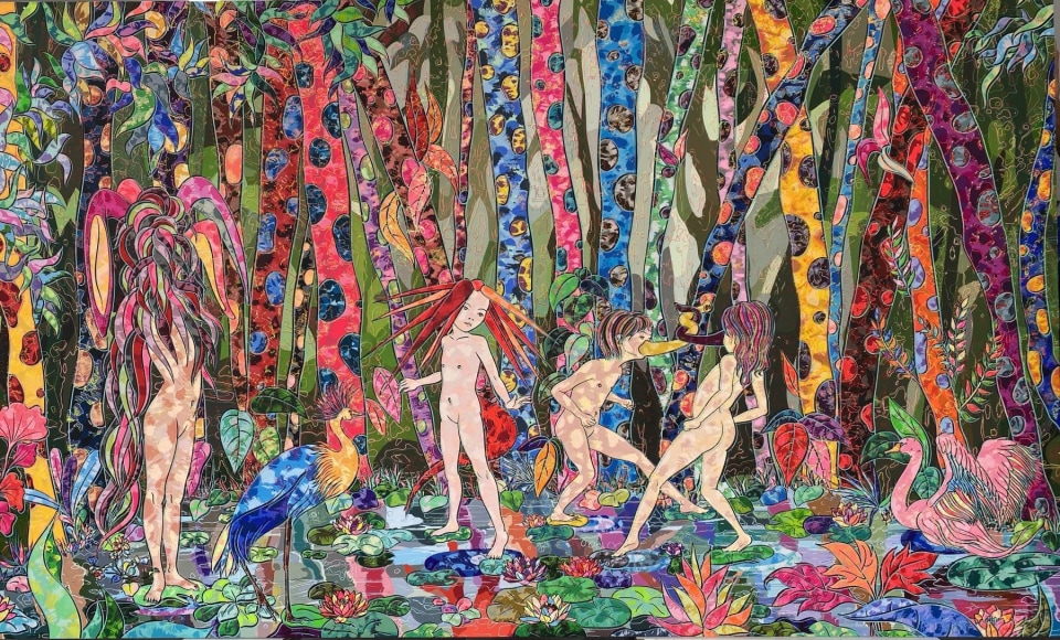 Indefinite Flow, 2021 52 x 86 inches Acrylic on Canvas