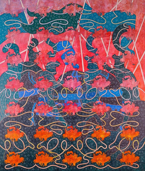 Veil, Acrylic on linen