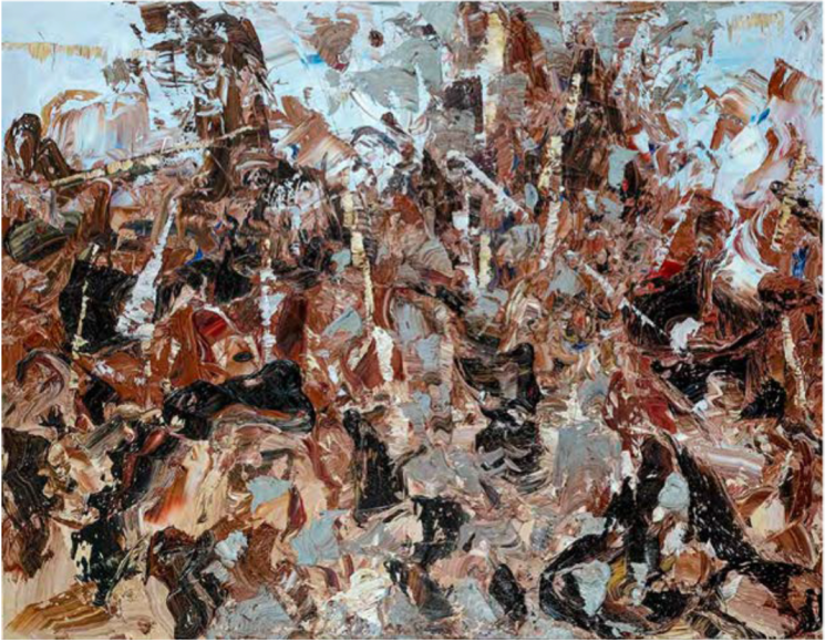 The no man&rsquo;s land II, 2018 Oil on Canvas 180 x 225 cm