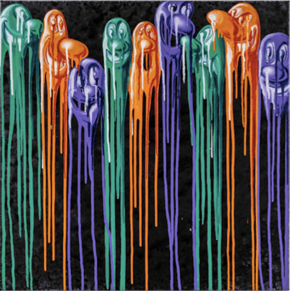 Kenny Scharf, Sloppy Melt, 2017