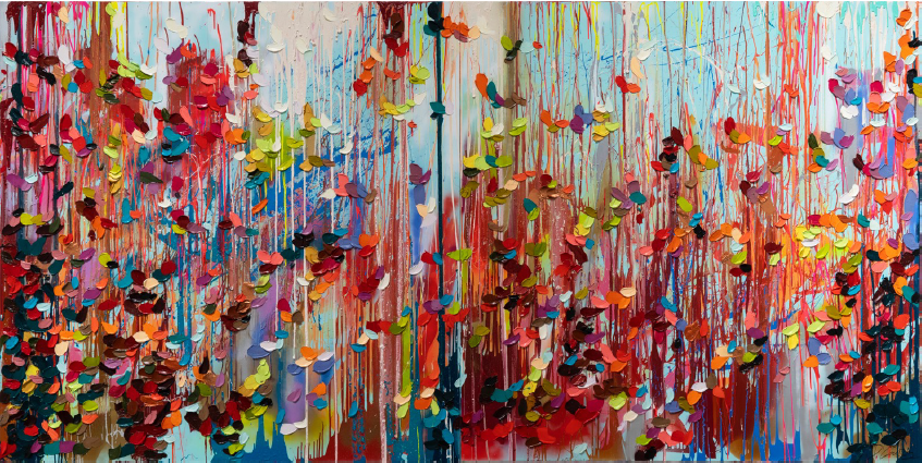 Ana D&#039; Castro, Symbiosis series: &ldquo;Butterflies &amp;amp; flowers dancing in the wind&rdquo;,&nbsp;2021