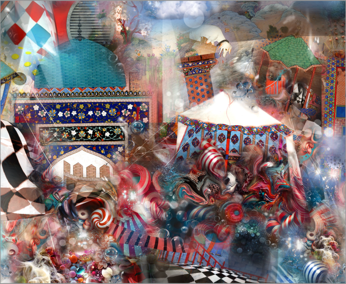 Naeemeh Kazemi Untitled (Bubble Land Series), 2025