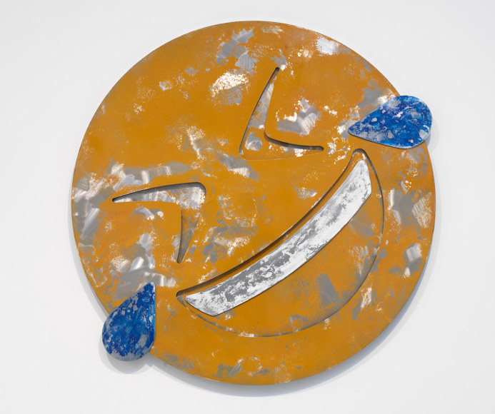 Hilarious (Large), 2016, Mixed patina on mild steel
