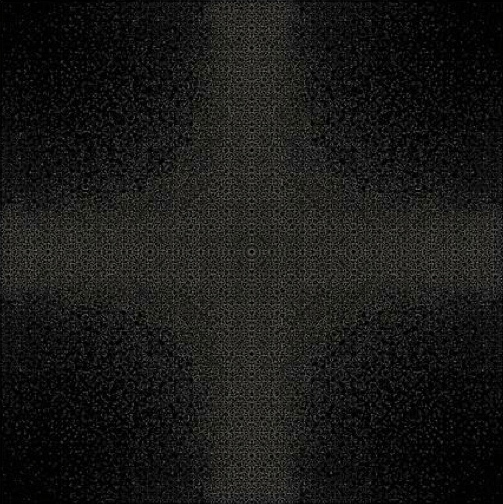 Yasmina Alaoui 14-Point Star Deconstructed, Grey and Black, 2012