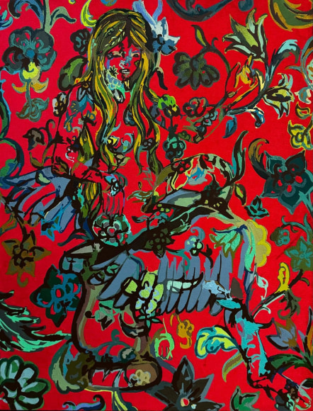 Soraya Sharghi, Song of Tranquility (Red), 2024 &nbsp;