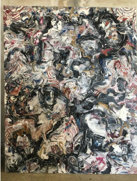 The Passage of the Black, Oil on canvas