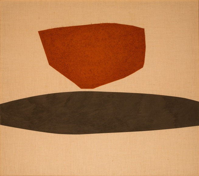 Magda Skupinska  Airbone  2017  peppermint and chili on canvas  182 x 162 cm