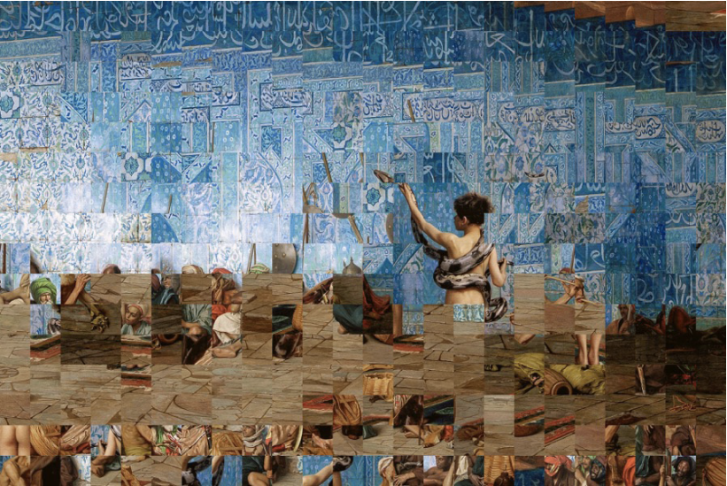 Rashid Rana Re-Orient (The-Snake Charmer), 2017-2018