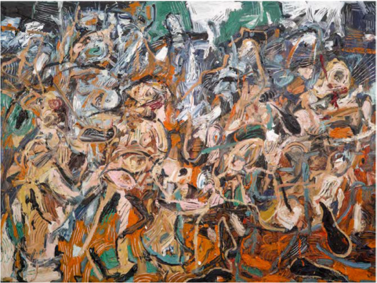 Hundred Nights, 2019-2020 Oil on Canvas 225 x 300 cm