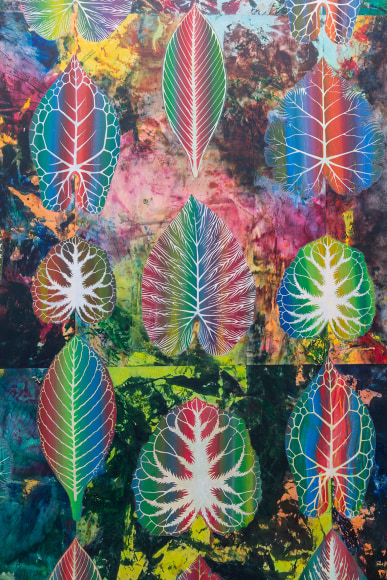 Philip Taaffe, Interzonal Leaves, 2017&nbsp;