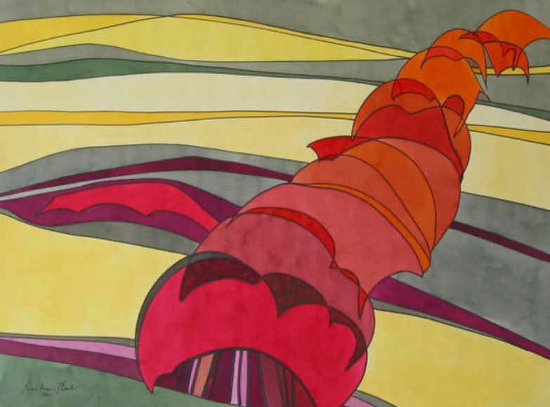 The Beast, 1993, Pen, ink &amp;amp; water colour on paper