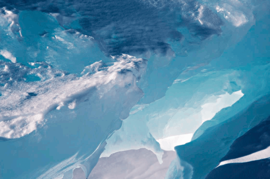 Diane Tuft, Ultraviolet Reflections, Scott Base Pressure Ridges, 2012