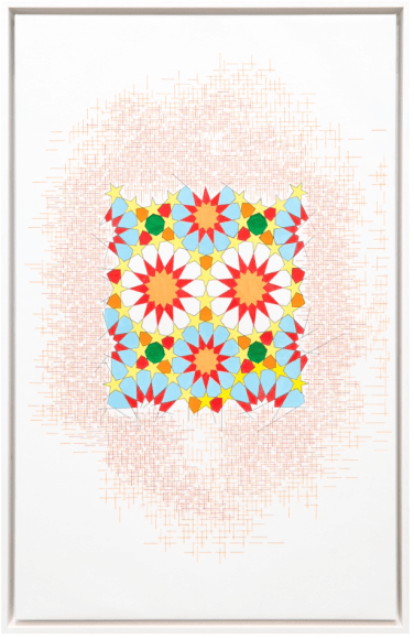 Grace versus Strength VIII, 2022 &nbsp;, Gouache, Gold Leafing, and Pen on Canvas&nbsp;