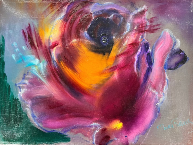 Mouna Rebeiz, C’ETAIT LE TEMPS DES FLEURS VI, 2024
