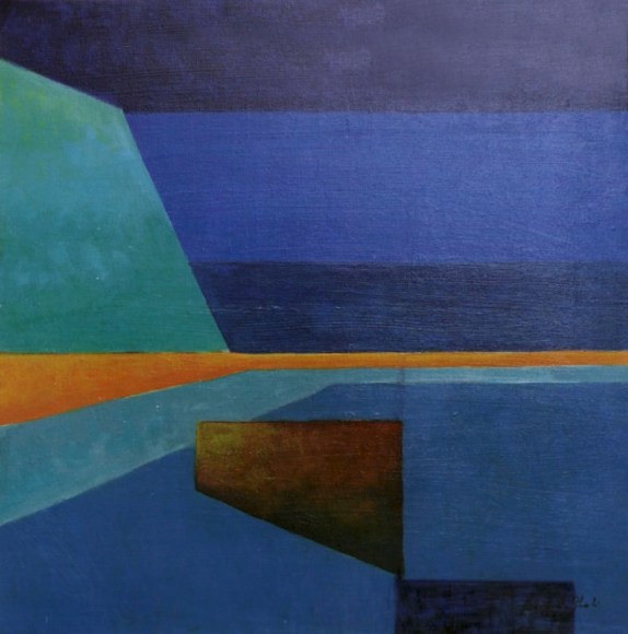 Study for Horizon VI, 2000, Acrylic on Canvas