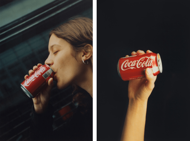 Coco Capitan, One and Two Cans/Ads, 2017, C-Type Hand Printed, 60 x 40 cm each, Edition 1 of 5