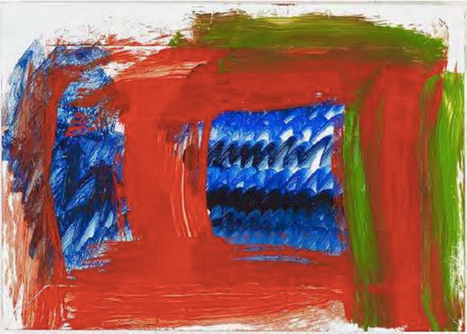 Howard Hodgkin Blue Rain, 2014-15