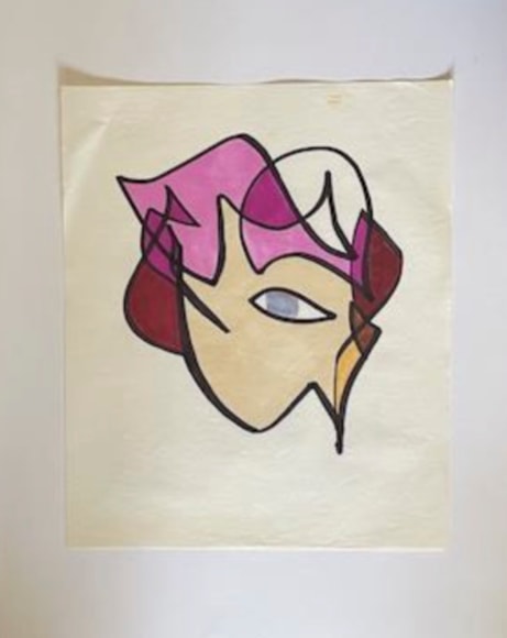 Untitled, 1970s, Felt pen on paper