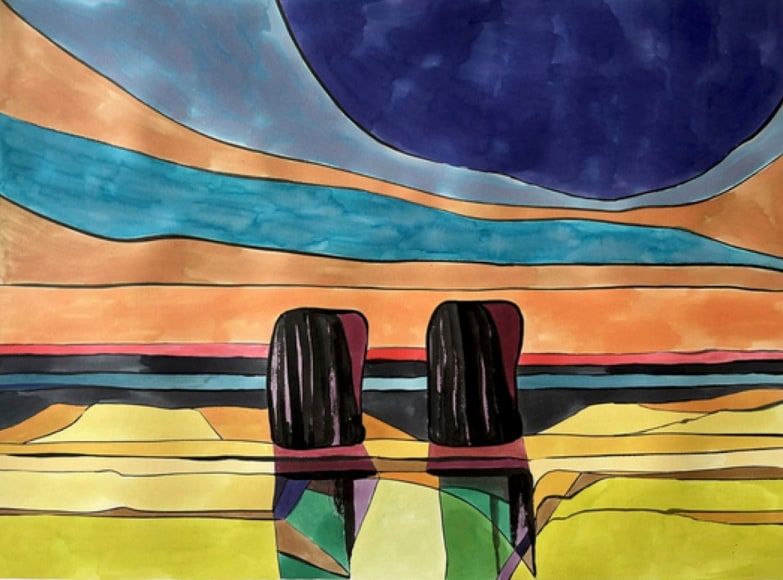 Untitled, 1992, Water color on paper